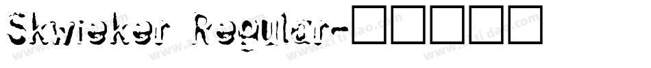 Skwieker Regular字体转换